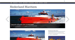 Desktop Screenshot of nederlandmaritiem.com
