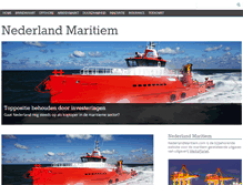 Tablet Screenshot of nederlandmaritiem.com